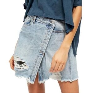WE THE FREE DENIM SKIRT